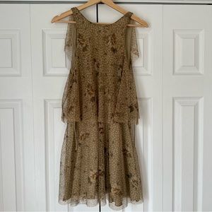 Anthropologie Tiered Mini Dress